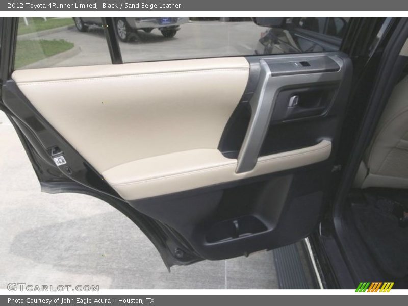 Black / Sand Beige Leather 2012 Toyota 4Runner Limited