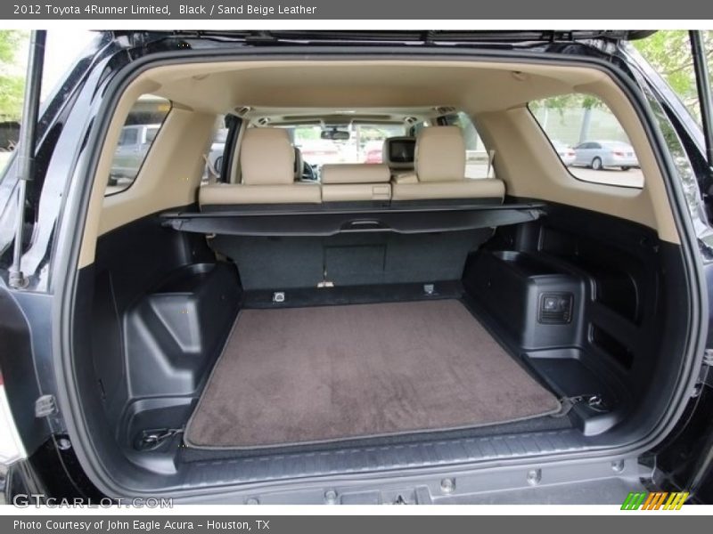 Black / Sand Beige Leather 2012 Toyota 4Runner Limited