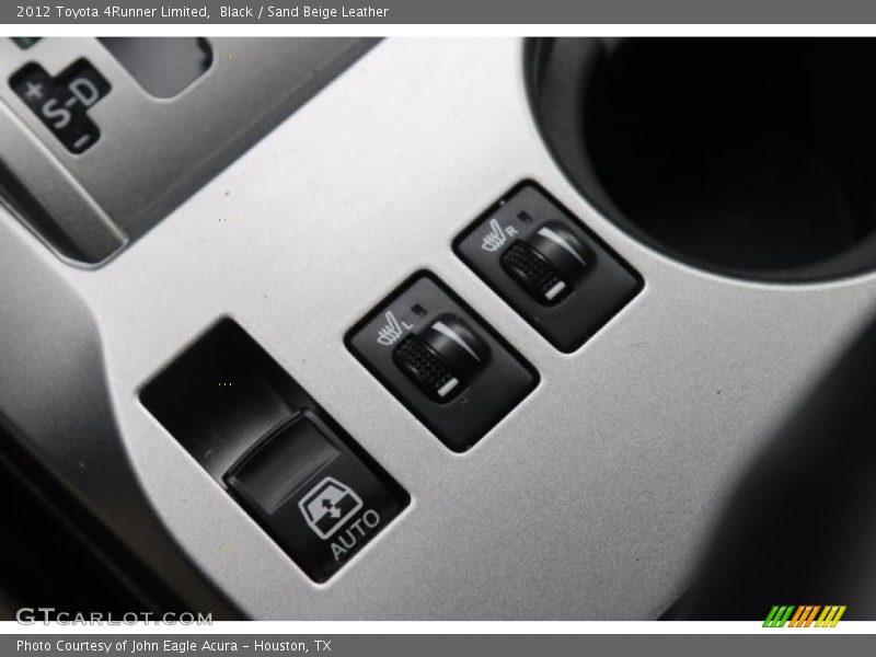 Black / Sand Beige Leather 2012 Toyota 4Runner Limited