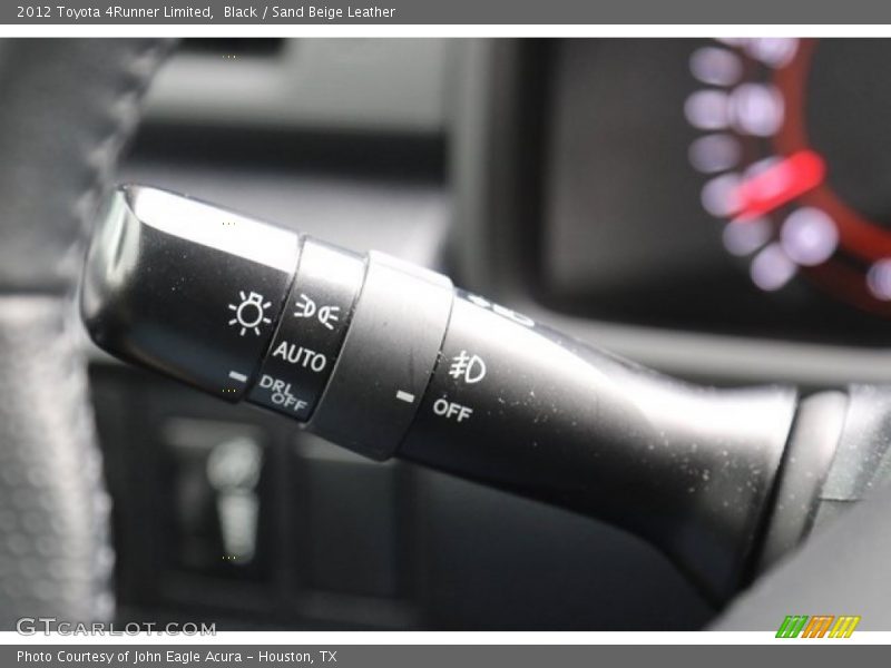 Black / Sand Beige Leather 2012 Toyota 4Runner Limited