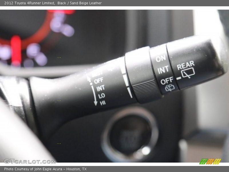 Black / Sand Beige Leather 2012 Toyota 4Runner Limited