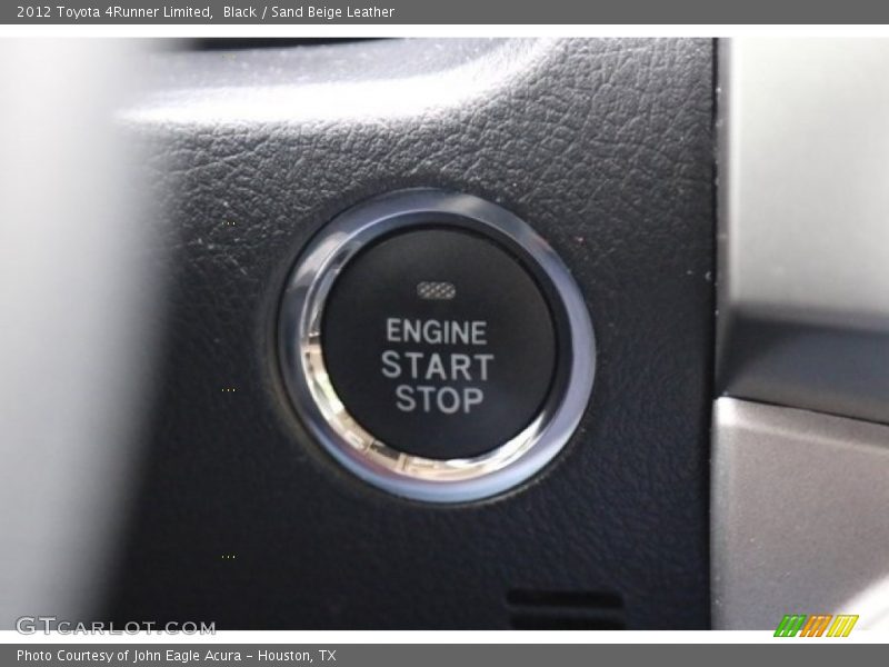 Black / Sand Beige Leather 2012 Toyota 4Runner Limited