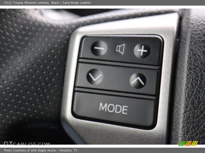 Black / Sand Beige Leather 2012 Toyota 4Runner Limited