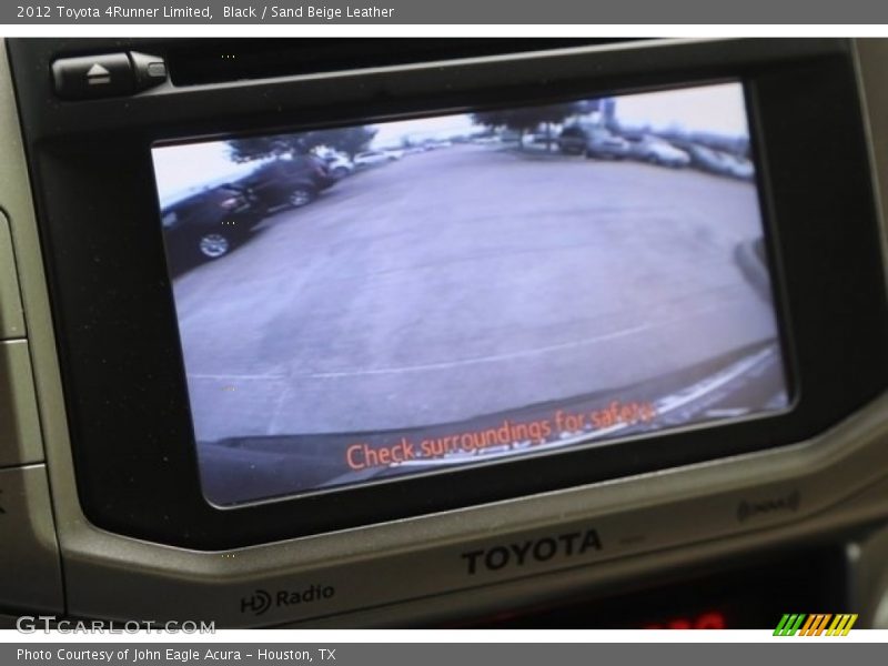 Black / Sand Beige Leather 2012 Toyota 4Runner Limited