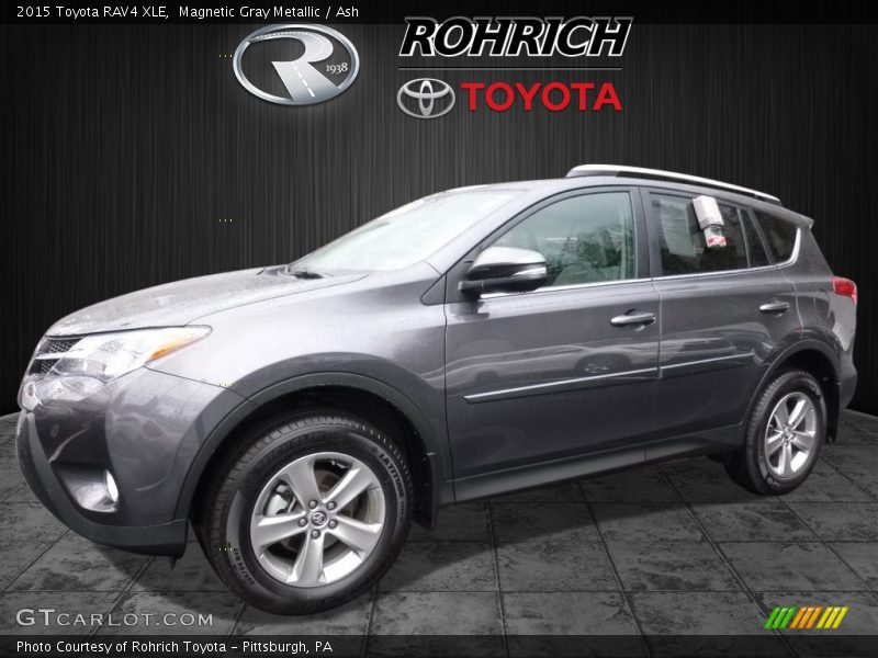 Magnetic Gray Metallic / Ash 2015 Toyota RAV4 XLE