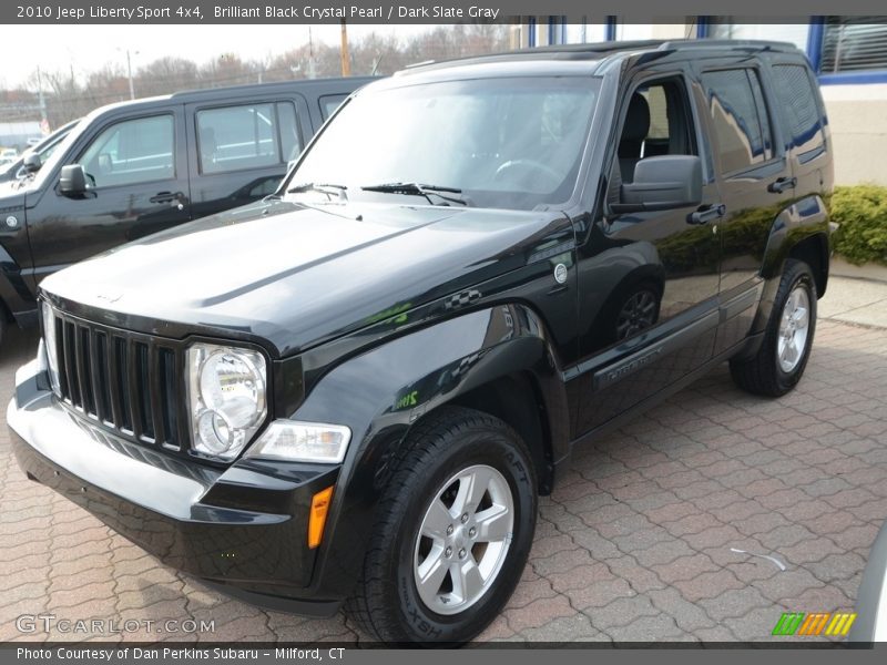 Brilliant Black Crystal Pearl / Dark Slate Gray 2010 Jeep Liberty Sport 4x4
