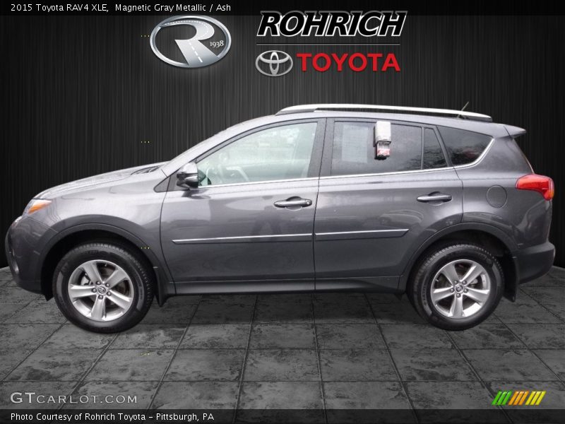 Magnetic Gray Metallic / Ash 2015 Toyota RAV4 XLE