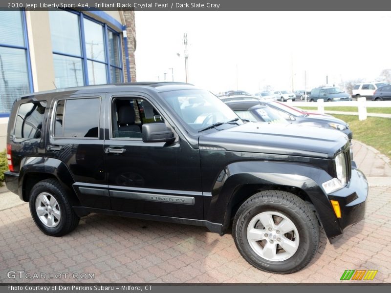 Brilliant Black Crystal Pearl / Dark Slate Gray 2010 Jeep Liberty Sport 4x4