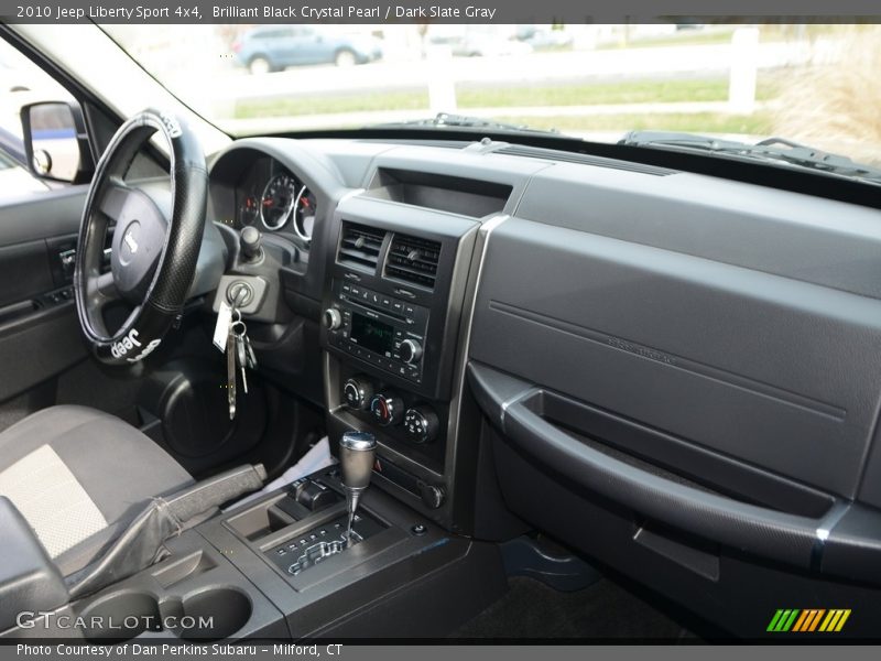 Brilliant Black Crystal Pearl / Dark Slate Gray 2010 Jeep Liberty Sport 4x4