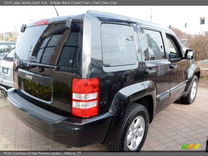 Brilliant Black Crystal Pearl / Dark Slate Gray 2010 Jeep Liberty Sport 4x4