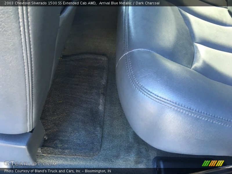Arrival Blue Metallic / Dark Charcoal 2003 Chevrolet Silverado 1500 SS Extended Cab AWD