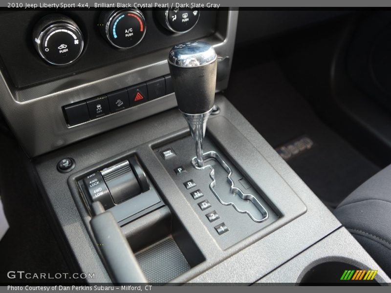 Brilliant Black Crystal Pearl / Dark Slate Gray 2010 Jeep Liberty Sport 4x4