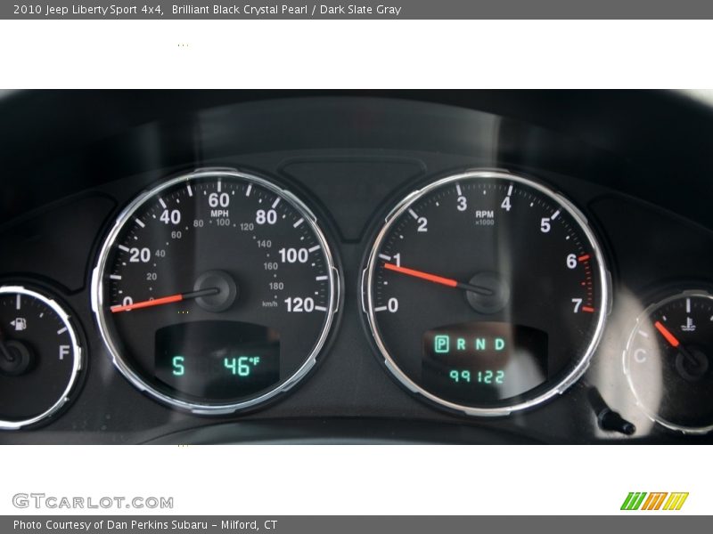 Brilliant Black Crystal Pearl / Dark Slate Gray 2010 Jeep Liberty Sport 4x4