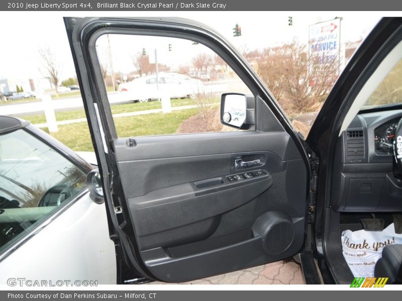 Brilliant Black Crystal Pearl / Dark Slate Gray 2010 Jeep Liberty Sport 4x4