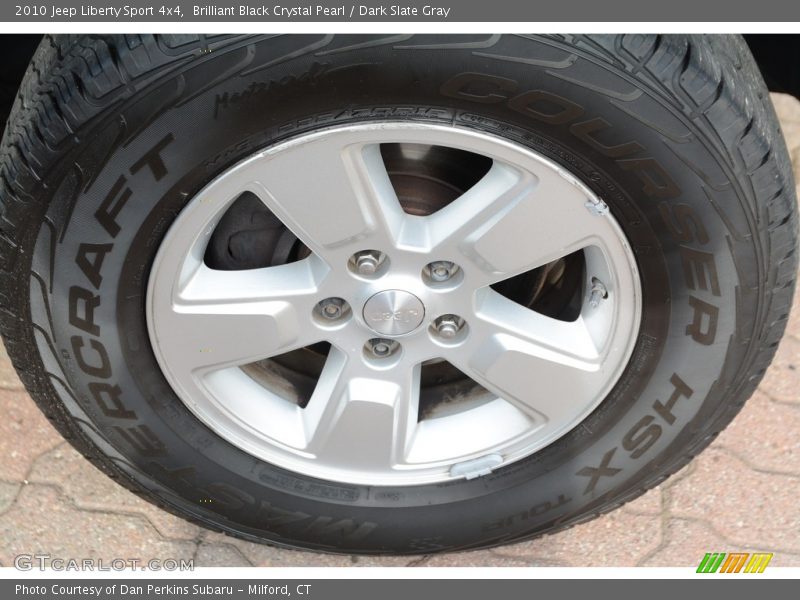 Brilliant Black Crystal Pearl / Dark Slate Gray 2010 Jeep Liberty Sport 4x4
