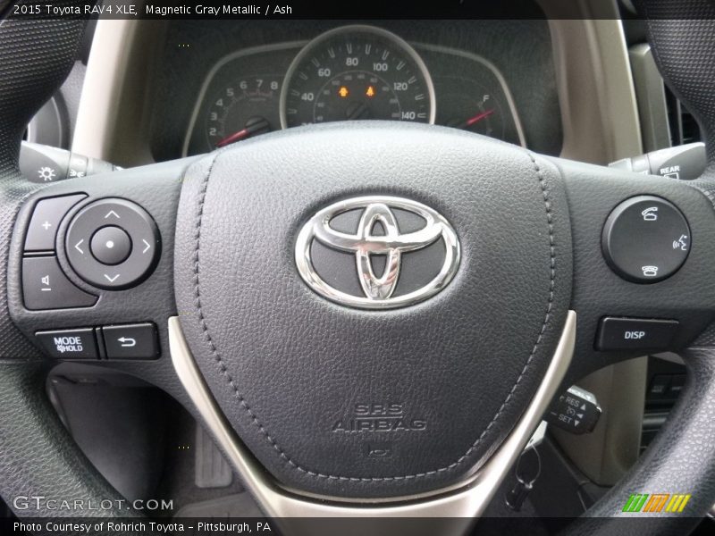 Magnetic Gray Metallic / Ash 2015 Toyota RAV4 XLE
