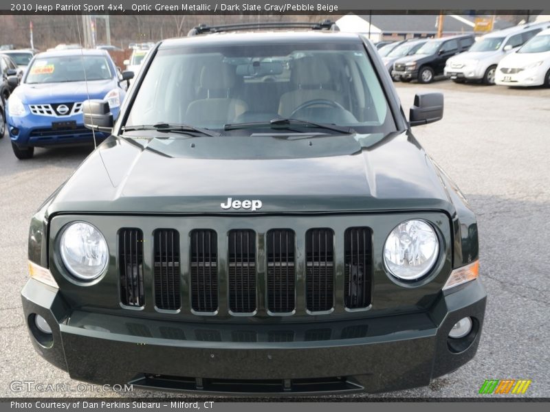 Optic Green Metallic / Dark Slate Gray/Pebble Beige 2010 Jeep Patriot Sport 4x4