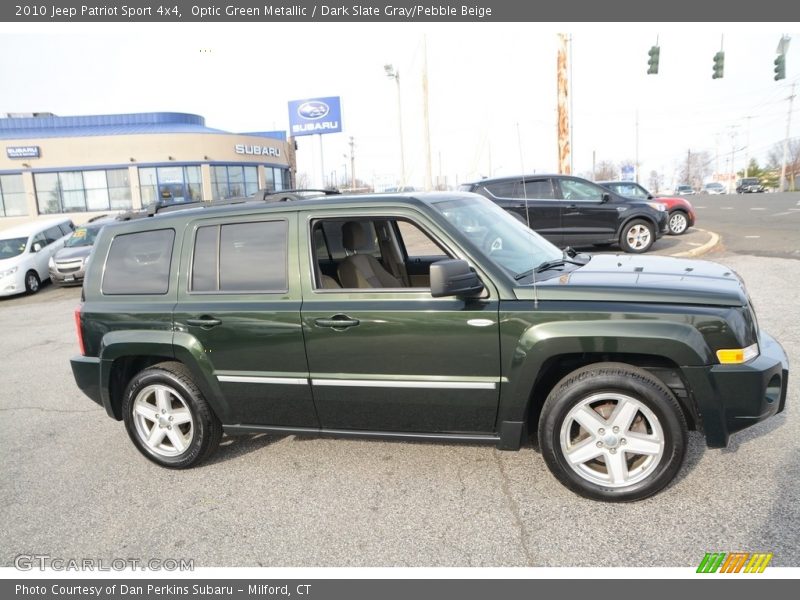 Optic Green Metallic / Dark Slate Gray/Pebble Beige 2010 Jeep Patriot Sport 4x4