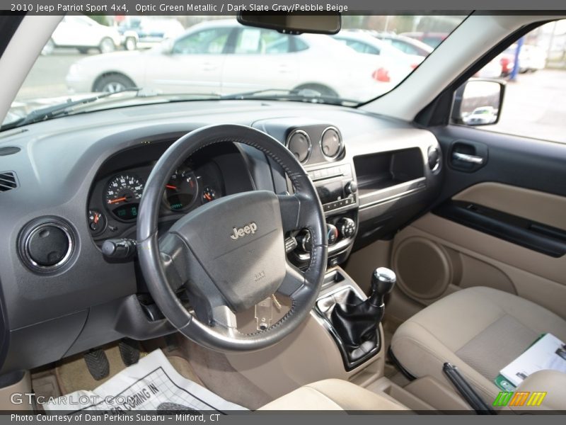 Optic Green Metallic / Dark Slate Gray/Pebble Beige 2010 Jeep Patriot Sport 4x4
