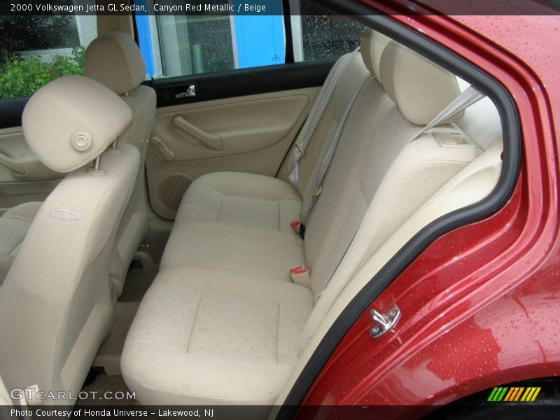 Canyon Red Metallic / Beige 2000 Volkswagen Jetta GL Sedan