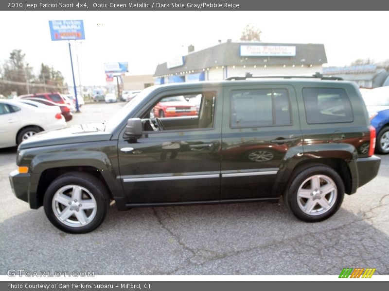 Optic Green Metallic / Dark Slate Gray/Pebble Beige 2010 Jeep Patriot Sport 4x4
