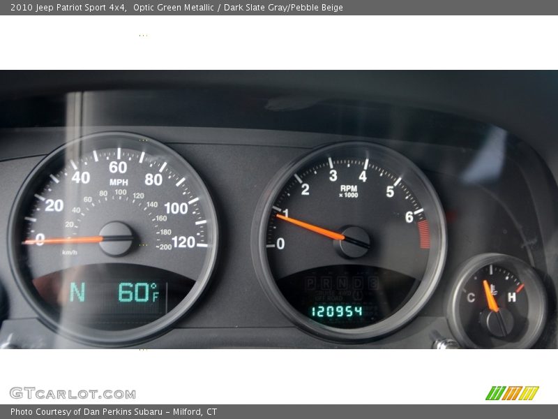 Optic Green Metallic / Dark Slate Gray/Pebble Beige 2010 Jeep Patriot Sport 4x4