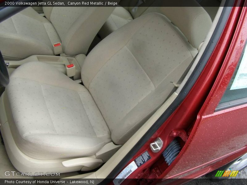 Canyon Red Metallic / Beige 2000 Volkswagen Jetta GL Sedan