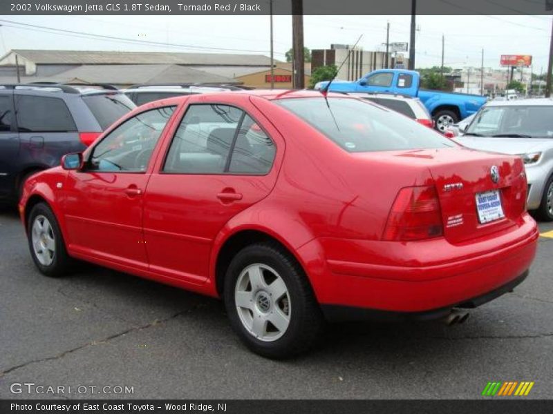 Tornado Red / Black 2002 Volkswagen Jetta GLS 1.8T Sedan