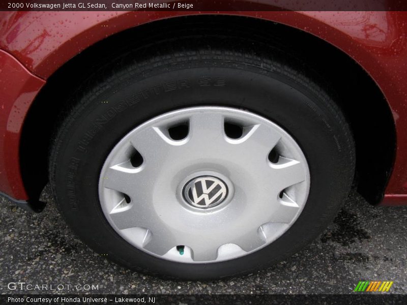 Canyon Red Metallic / Beige 2000 Volkswagen Jetta GL Sedan