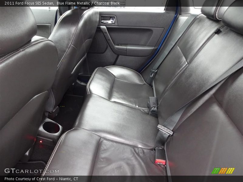 Blue Flame Metallic / Charcoal Black 2011 Ford Focus SES Sedan