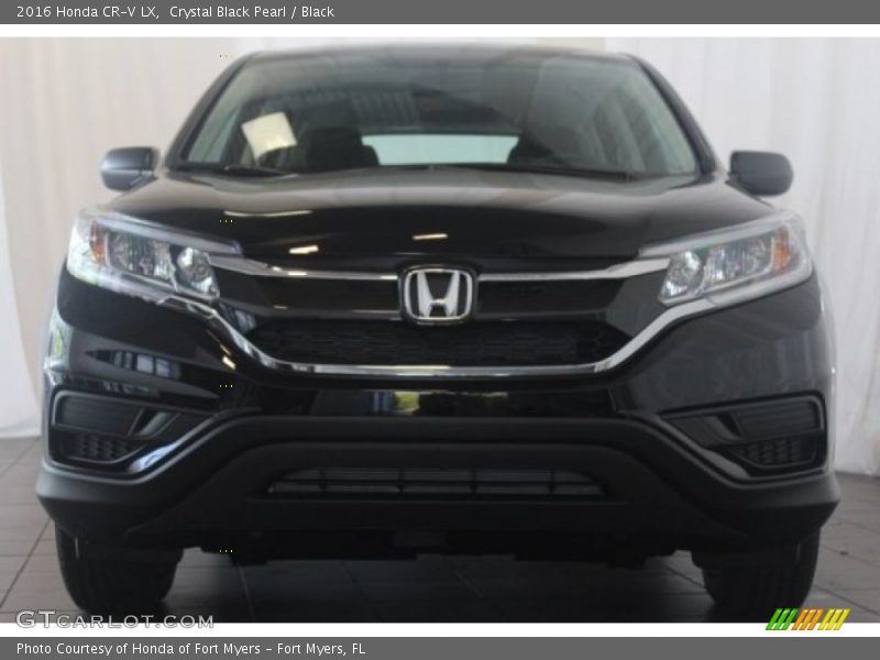 Crystal Black Pearl / Black 2016 Honda CR-V LX