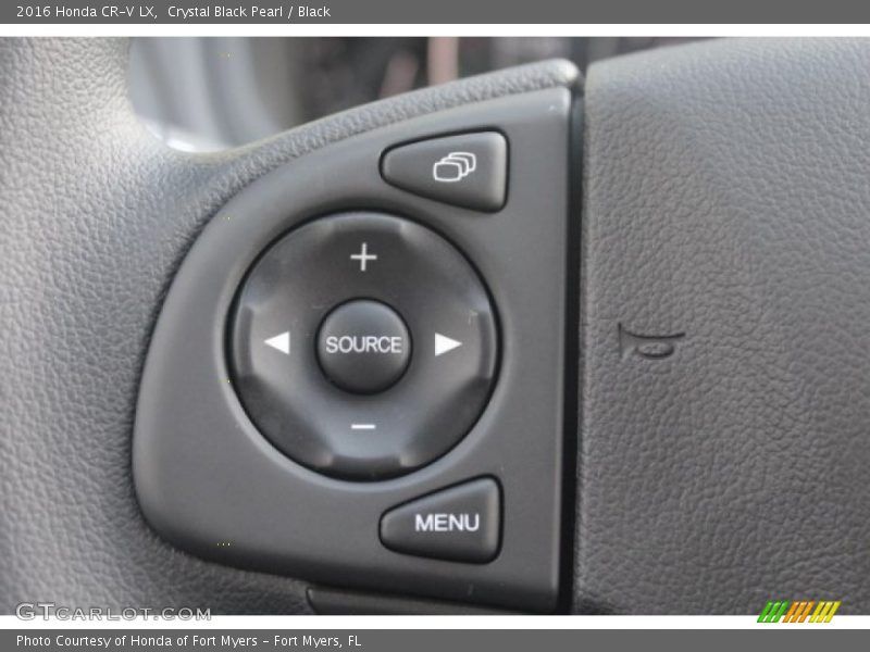 Crystal Black Pearl / Black 2016 Honda CR-V LX