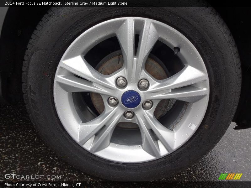 Sterling Gray / Medium Light Stone 2014 Ford Focus SE Hatchback