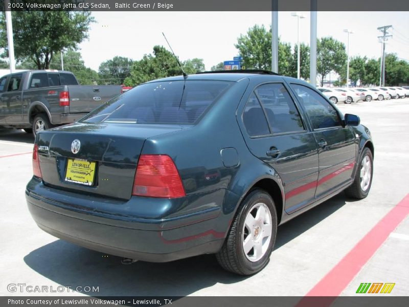 Baltic Green / Beige 2002 Volkswagen Jetta GLS Sedan