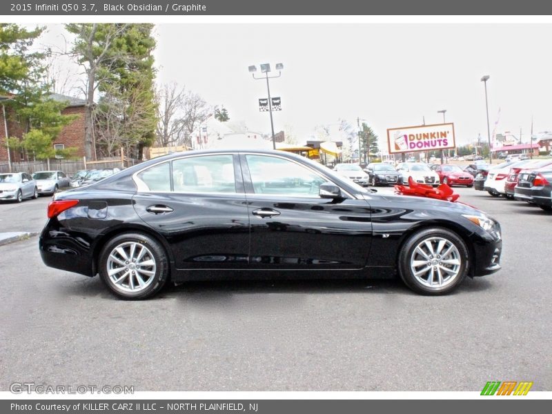 Black Obsidian / Graphite 2015 Infiniti Q50 3.7