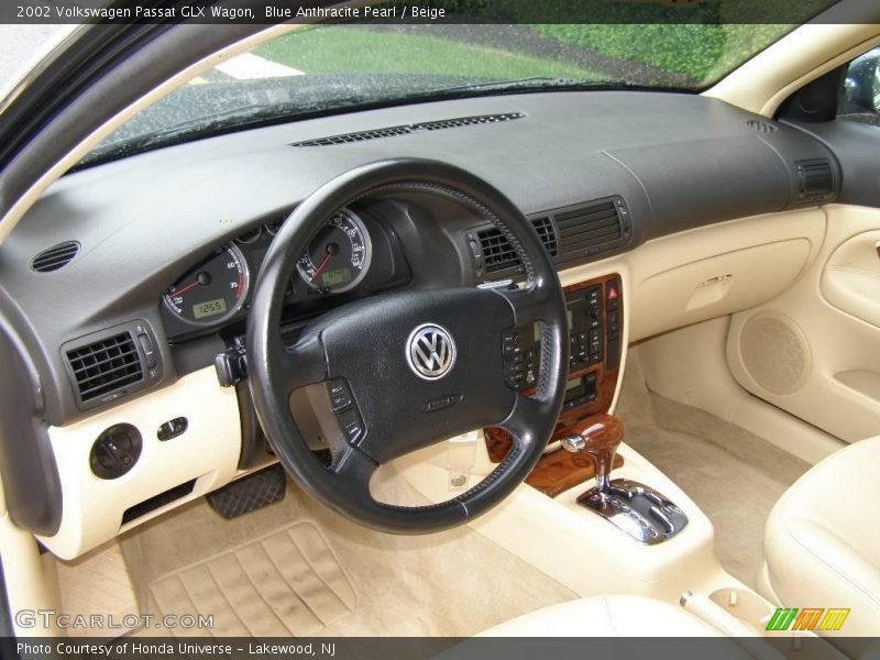 Blue Anthracite Pearl / Beige 2002 Volkswagen Passat GLX Wagon