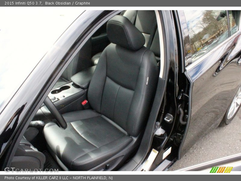 Black Obsidian / Graphite 2015 Infiniti Q50 3.7