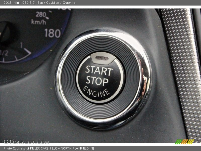 Black Obsidian / Graphite 2015 Infiniti Q50 3.7