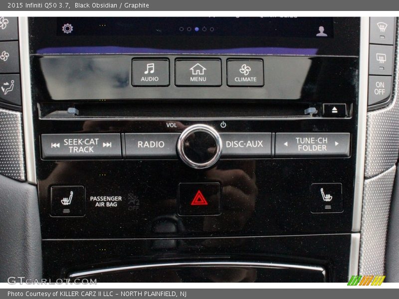 Black Obsidian / Graphite 2015 Infiniti Q50 3.7
