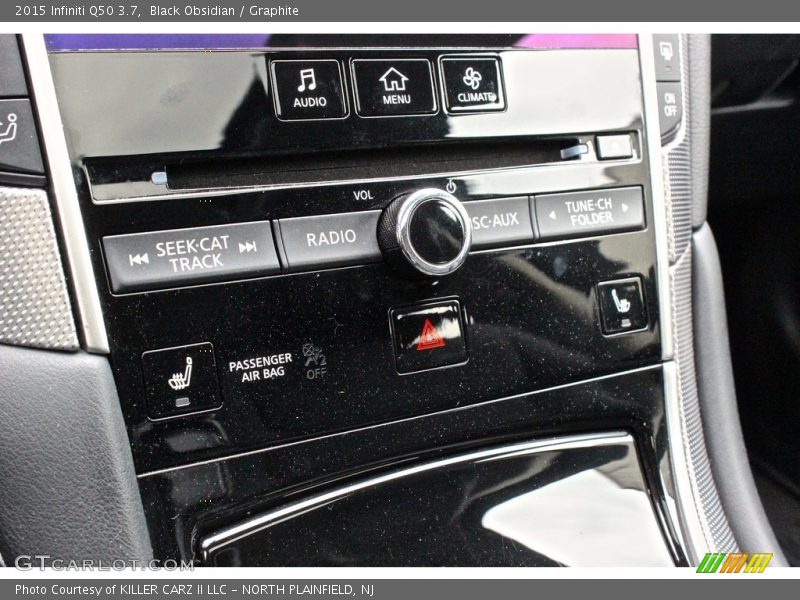 Black Obsidian / Graphite 2015 Infiniti Q50 3.7