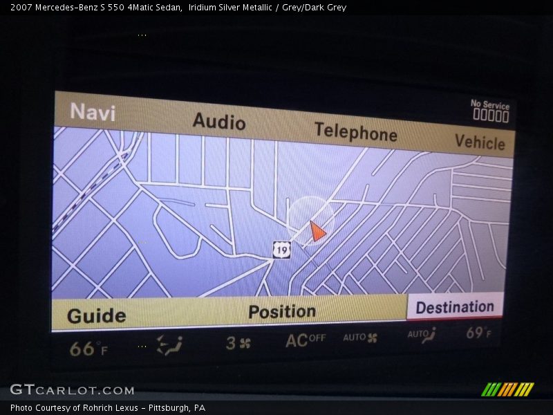 Iridium Silver Metallic / Grey/Dark Grey 2007 Mercedes-Benz S 550 4Matic Sedan