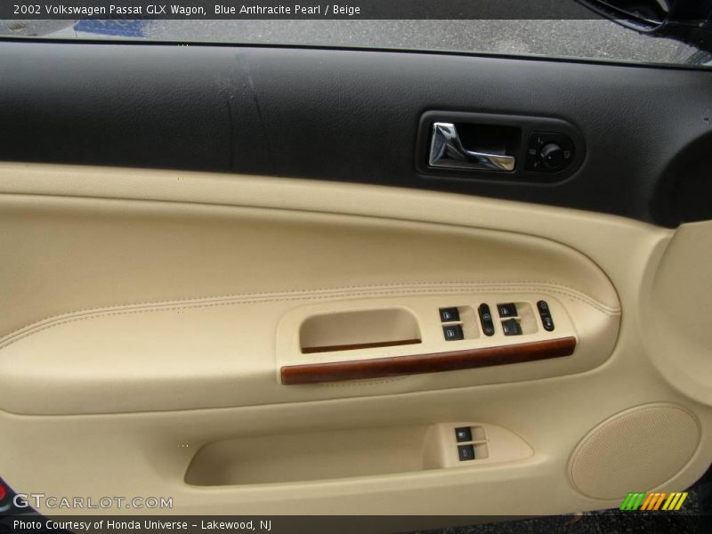 Blue Anthracite Pearl / Beige 2002 Volkswagen Passat GLX Wagon