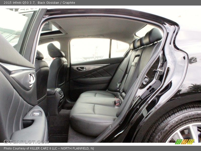 Black Obsidian / Graphite 2015 Infiniti Q50 3.7