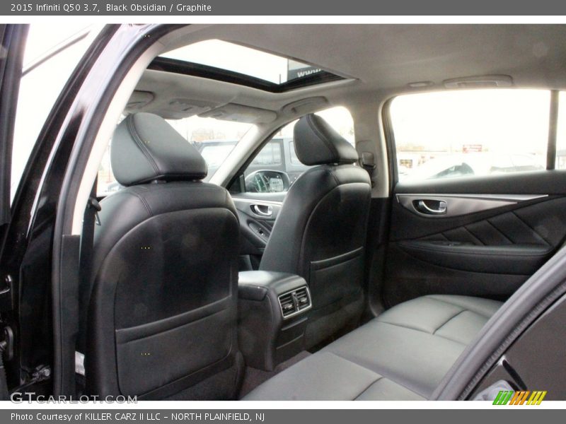 Black Obsidian / Graphite 2015 Infiniti Q50 3.7