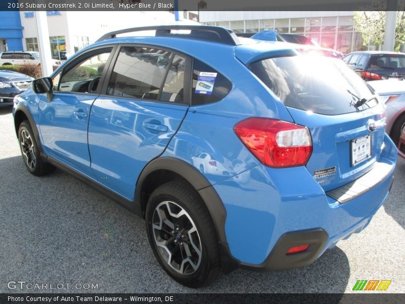 Hyper Blue / Black 2016 Subaru Crosstrek 2.0i Limited