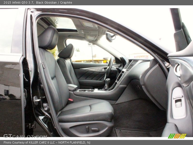 Black Obsidian / Graphite 2015 Infiniti Q50 3.7