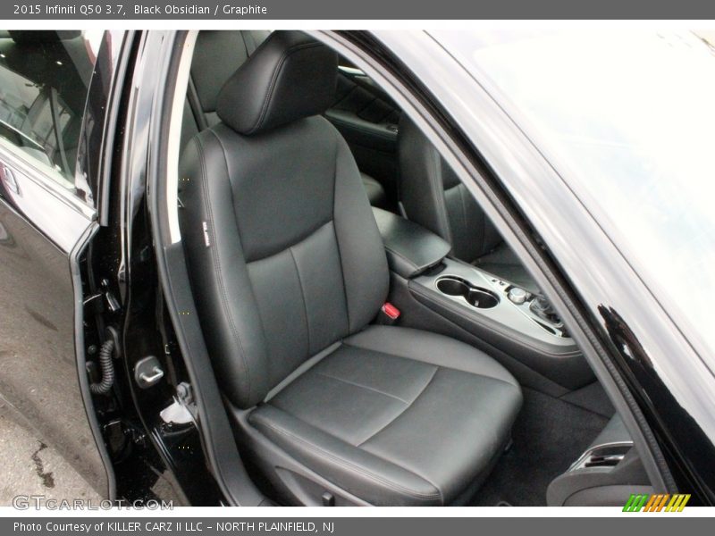 Black Obsidian / Graphite 2015 Infiniti Q50 3.7