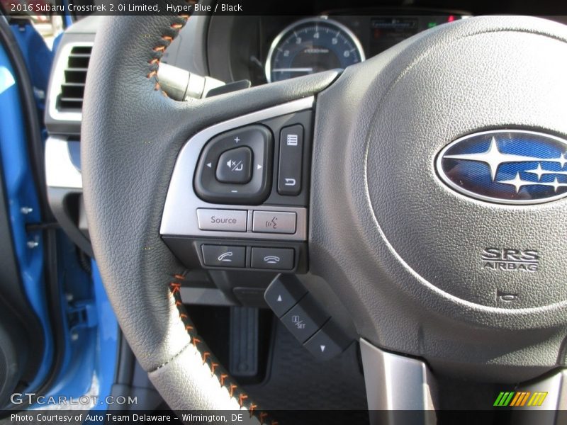 Hyper Blue / Black 2016 Subaru Crosstrek 2.0i Limited