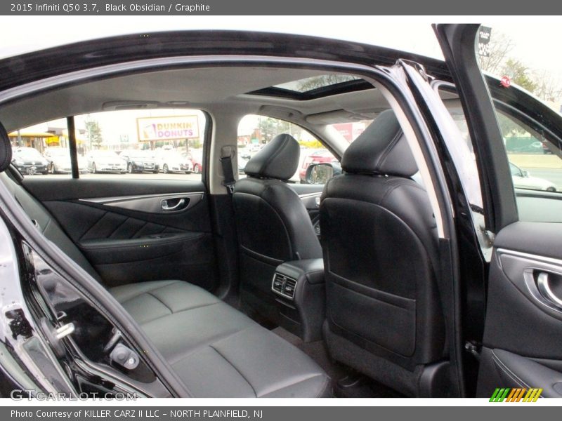 Black Obsidian / Graphite 2015 Infiniti Q50 3.7