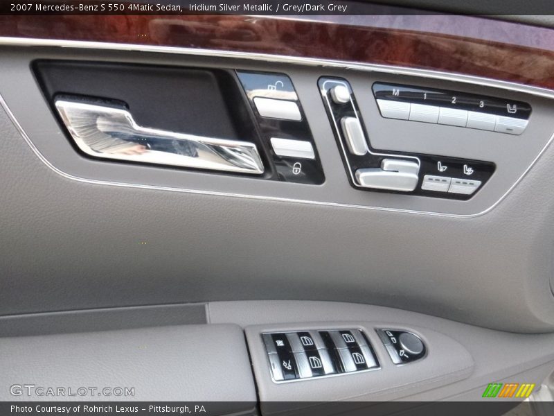 Iridium Silver Metallic / Grey/Dark Grey 2007 Mercedes-Benz S 550 4Matic Sedan